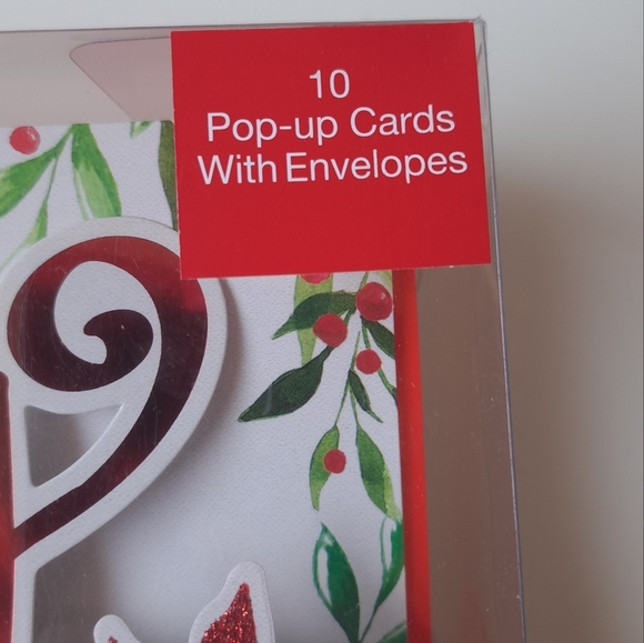 10 fold-out Christmas cards with envelopes - Picture 3 of 4